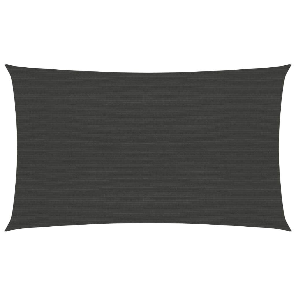 Vela in tessuto per ombrellone 160 g/m² HDPE 3 x 6 m antracite 02_0008927