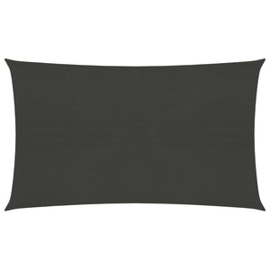 Vela in tessuto per ombrellone 160 g/m² HDPE 3 x 6 m antracite 02_0008927