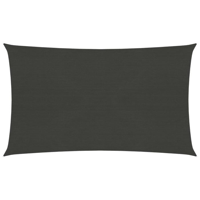 Vela in tessuto per ombrellone 160 g/m² HDPE 3 x 6 m antracite 02_0008927