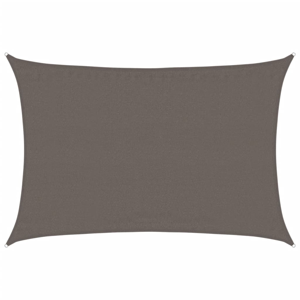 Vela Parasole 160 g/mÂ² Antracite 3,5x5 m in HDPE