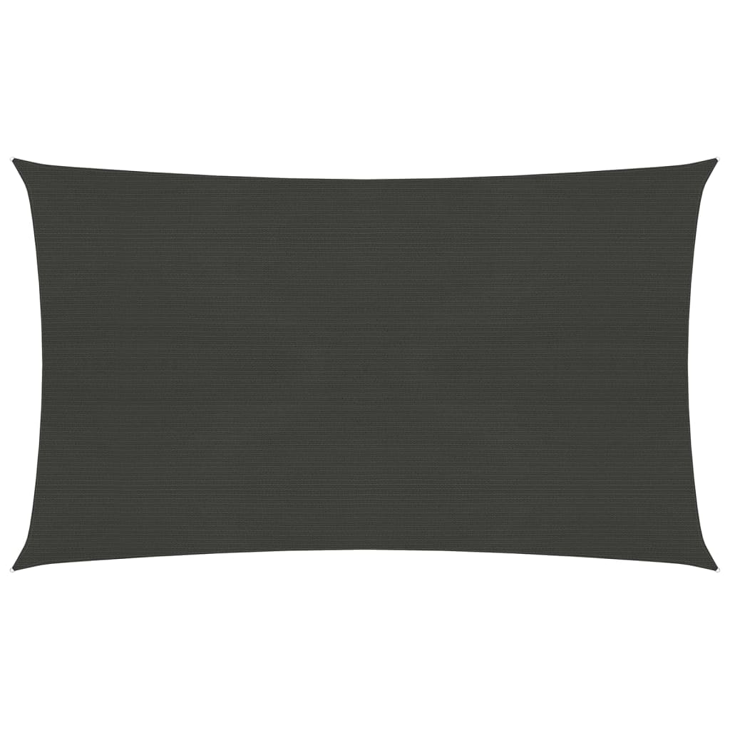 Vela in tessuto per ombrellone 160 g/m² HDPE 3,5 x 5 m antracite 02_0008916