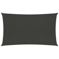 Vela in tessuto per ombrellone 160 g/m² HDPE 3,5 x 5 m antracite 02_0008916