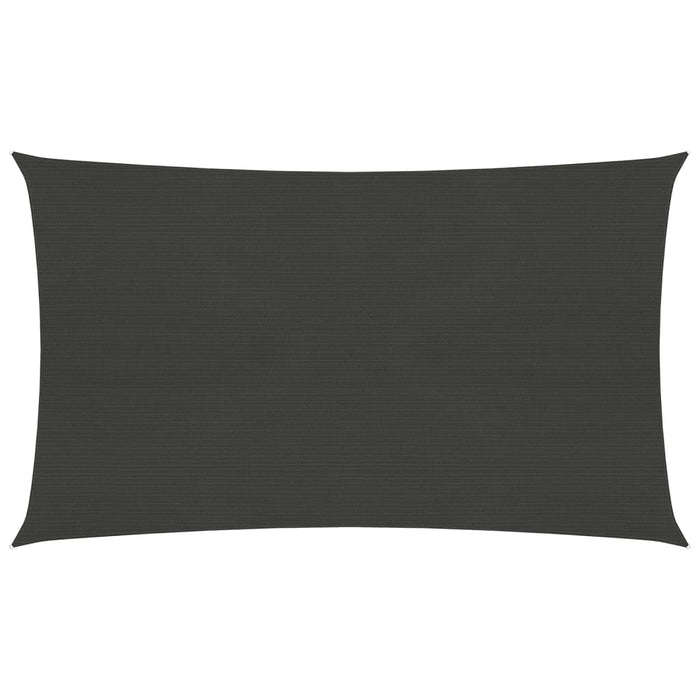 Vela in tessuto per ombrellone 160 g/m² HDPE 3,5 x 5 m antracite 02_0008916