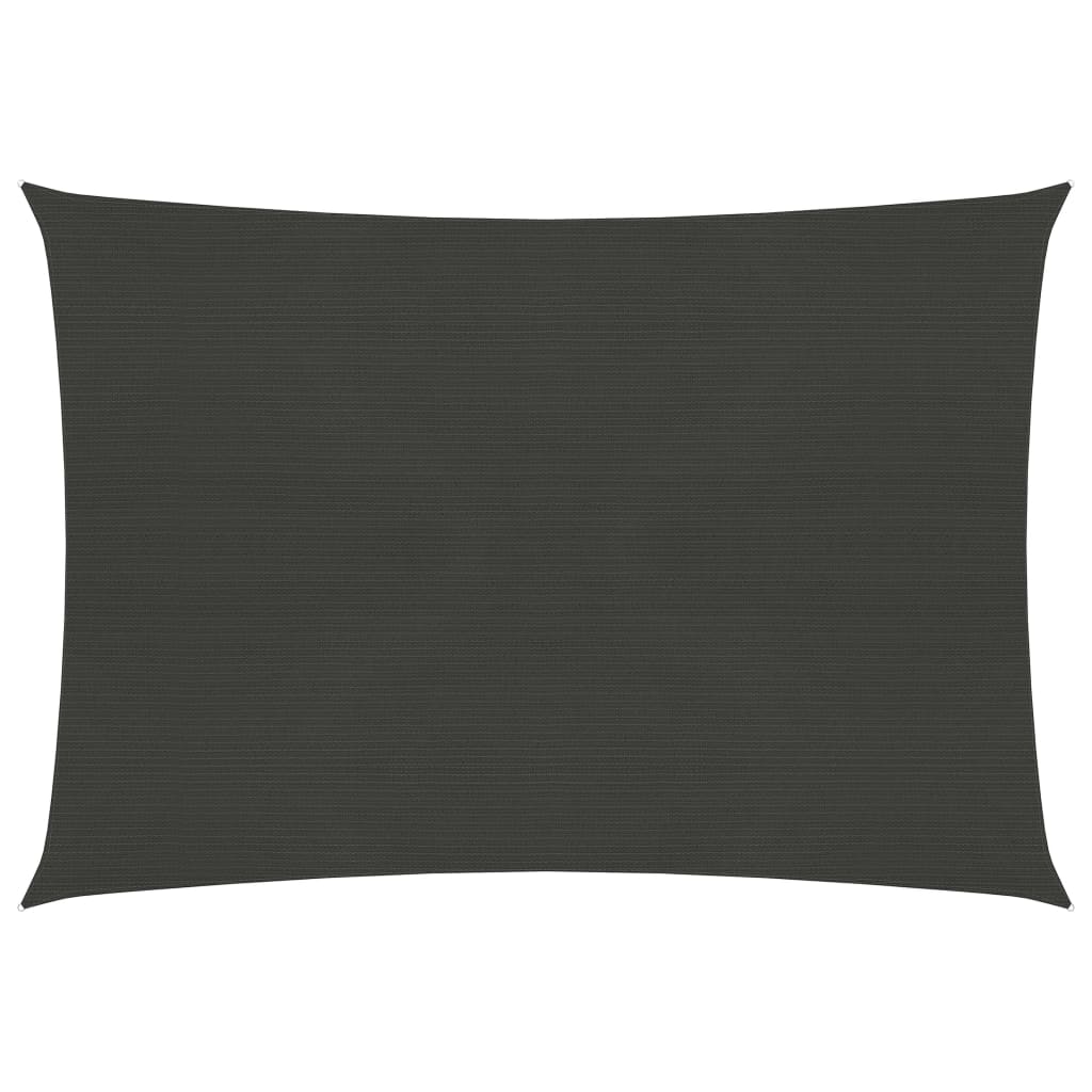 Vela in tessuto per ombrellone 160 g/m² antracite 4 x 5 m HDPE 02_0008935