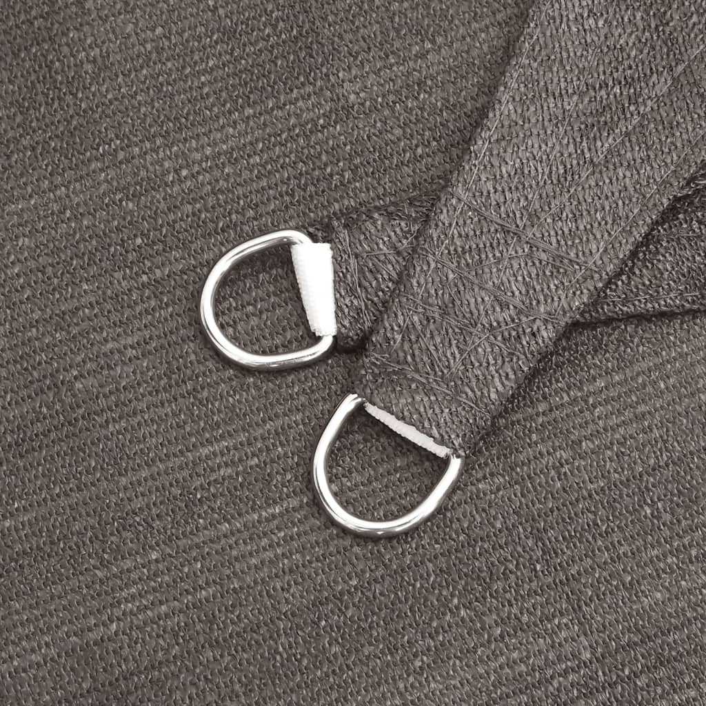 Vela Parasole 160 g/mÂ² Antracite 4x5 m in HDPE