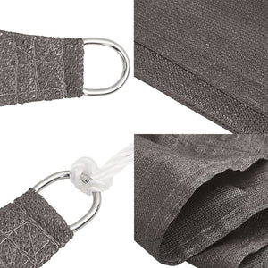 Vela Parasole 160 g/m² Antracite 3,5x3,5x4,9 m in HDPE 311092