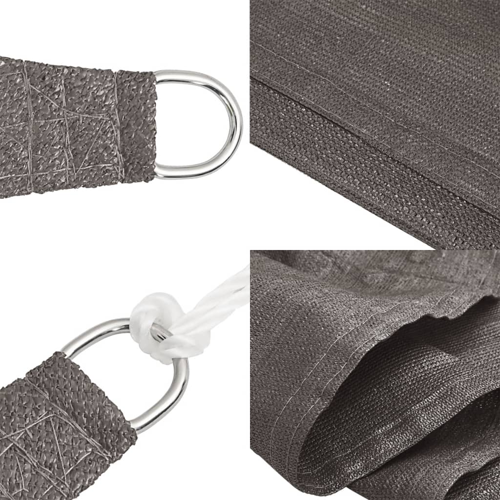 Vela Parasole 160 g/m² Antracite 4x4x5,8 m in HDPE 311094