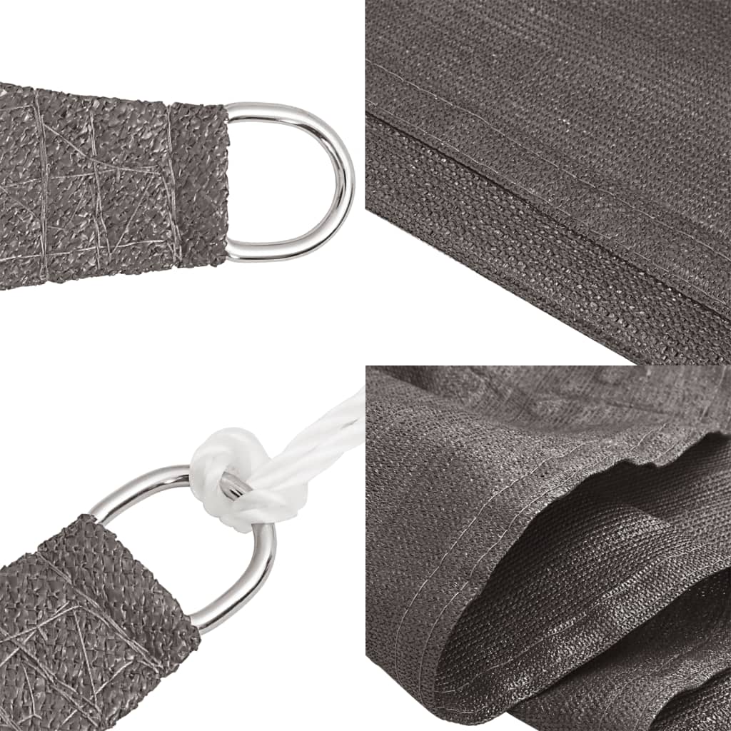 Vela Parasole 160 g/m² Antracite 4x5x5 m in HDPE 311096