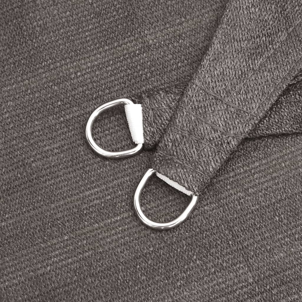 Vela Parasole 160 g/mÂ² Antracite 5x5x6 m in HDPE