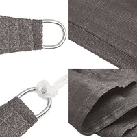 Vela Parasole 160 g/mÂ² Antracite 5x5x6 m in HDPE