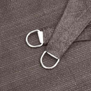 Vela Parasole 160 g/mÂ² Antracite 4/5x3 m in HDPE