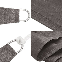 Vela Parasole 160 g/mÂ² Antracite 4/5x3 m in HDPE