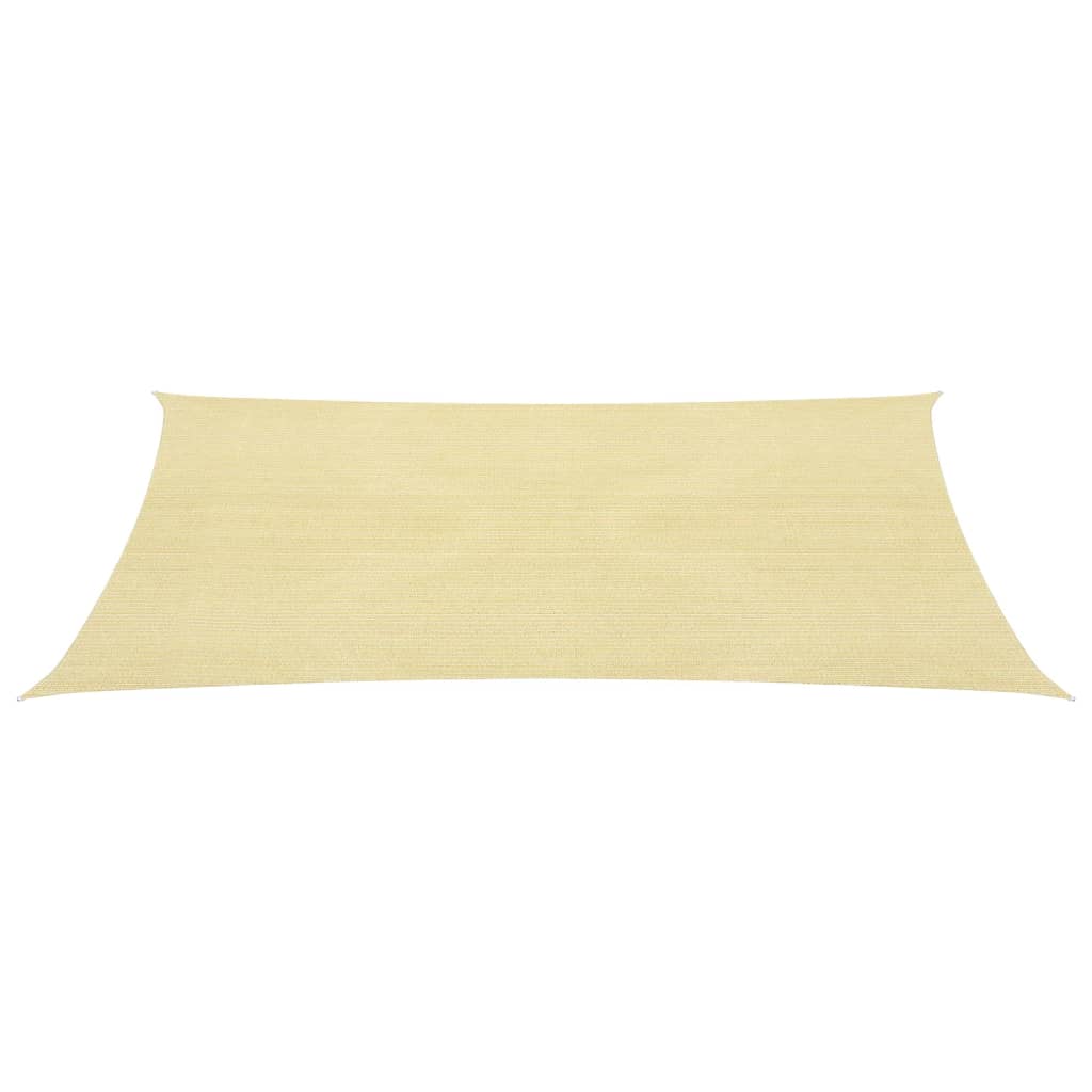 Vela in tessuto per ombrellone 160 g/m² HDPE 4 x 4 m beige 02_0008979