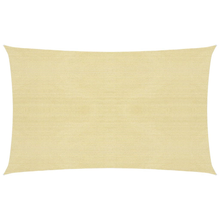 Vela in tessuto per ombrellone 160 g/m² beige 3 x 6 m HDPE 02_0008975