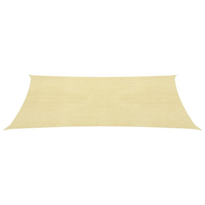 Vela in tessuto per ombrellone 160 g/m² beige 3 x 6 m HDPE 02_0008975