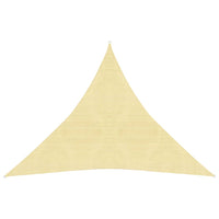 Vela in tessuto per ombrellone 160 g/m² HDPE 3 x 3 x 3 m beige 02_0008968