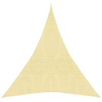 Vela ombreggiante 160 g/m² beige 4 x 5 x 5 m HDPE 02_0008983