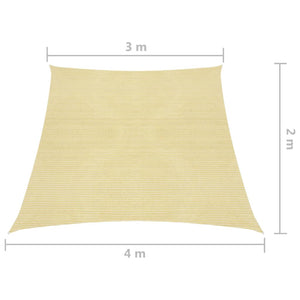 Vela in tessuto per ombrellone 160 g/m² 3/4 x 2 m HDPE beige 02_0008965