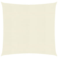 Vela ombreggiante 160 g/m² 7 x 7 m crema HDPE 02_0009111