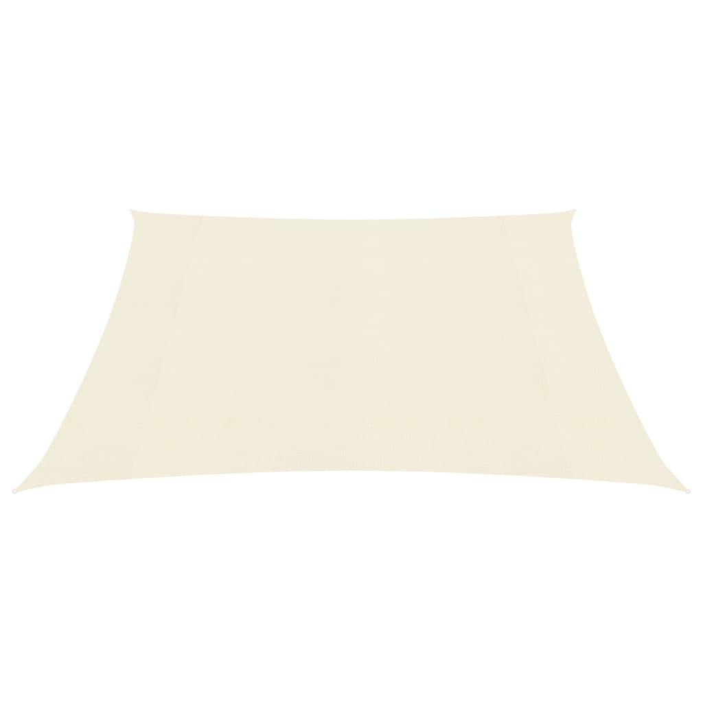 Vela ombreggiante 160 g/m² 7 x 7 m crema HDPE 02_0009111