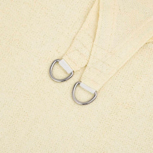 Vela Parasole 160 g/mÂ² Crema 3,5x4,5 m in HDPE