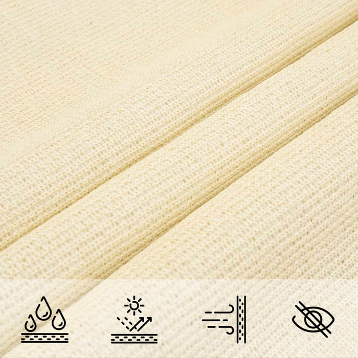 Vela Parasole 160 g/mÂ² Crema 6x8 m in HDPE