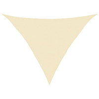 Vela Parasole 160 g/mÂ² Crema 2,5x2,5x3,5 m in HDPE