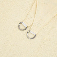 Vela Parasole 160 g/m² Crema 3x4x4 m in HDPE 311200