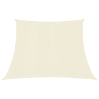 Vela ombreggiante 160 g/m² 3/4 x 3 m crema HDPE 02_0009079