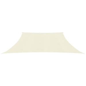 Vela ombreggiante 160 g/m² 3/4 x 3 m crema HDPE 02_0009079