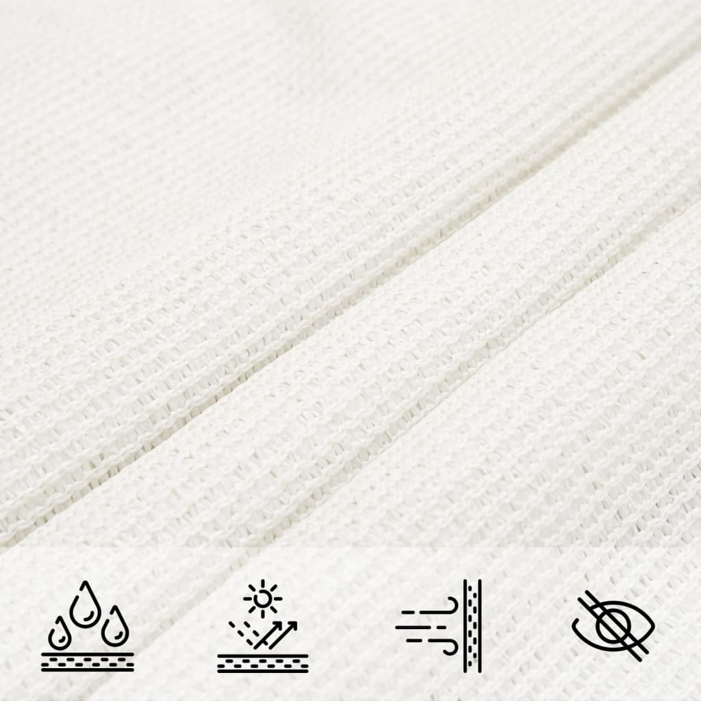 Vela Parasole 160 g/m² Bianca 2,5x4 m in HDPE 311234