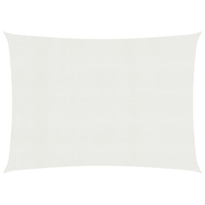 Vela in tessuto per ombrellone 160 g/m² bianco 3 x 4 m HDPE 02_0009017