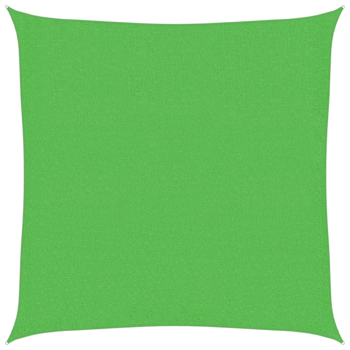 Vela Parasole 160 g/m² Verde Chiaro 2,5x2,5 m in HDPE 311273