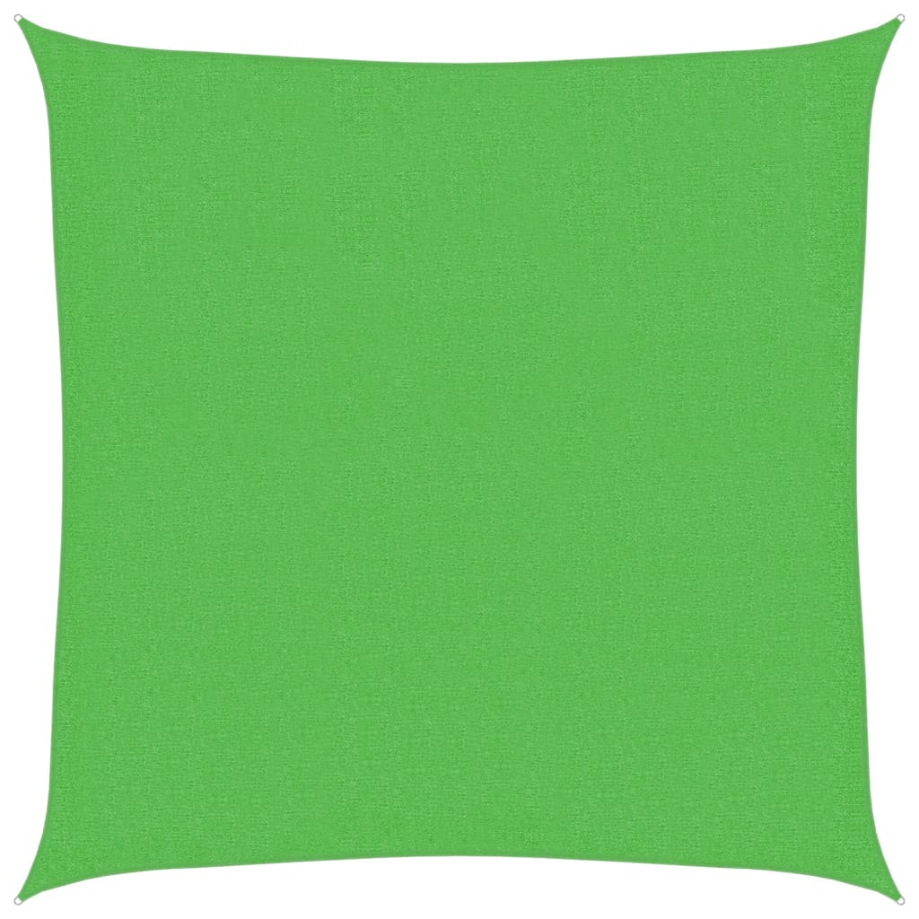 Vela Parasole 160 g/mÂ² Verde Chiaro 3,6x3,6 m in HDPE cod mxl 27208