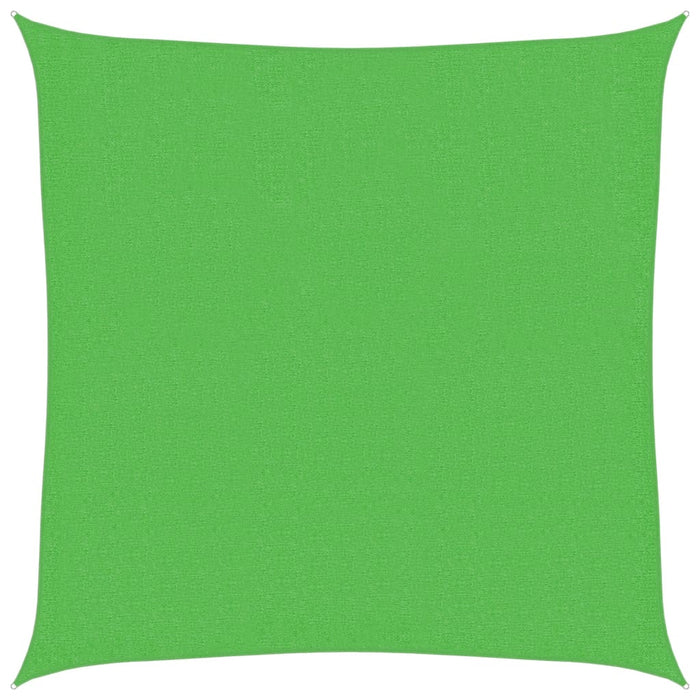 Vela Parasole 160 g/m² Verde Chiaro 3,6x3,6 m in HDPE 311275