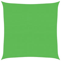 Vela Parasole 160 g/mÂ² Verde Chiaro 4,5x4,5 m in HDPE