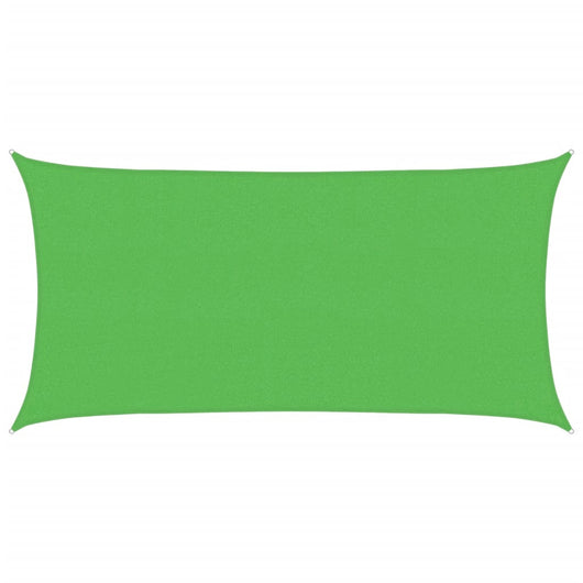 Vela Parasole 160 g/m² Rettangolare Verde Chiaro 2x3,5 m HDPE
