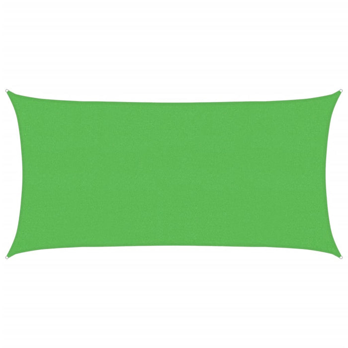Vela Parasole 160 g/m² Rettangolare Verde Chiaro 2x3,5 m HDPE