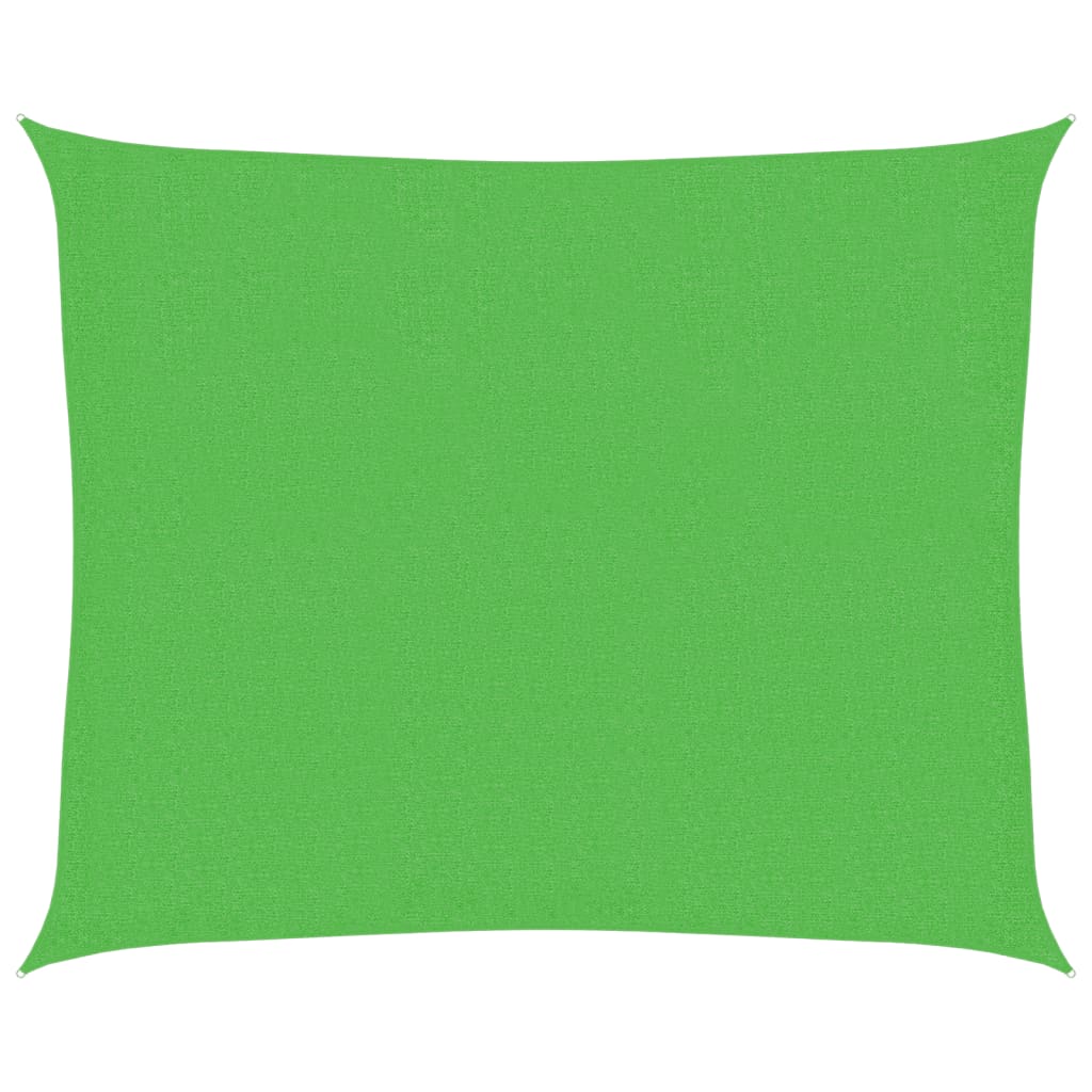 Vela Parasole 160 g/mÂ² Verde Chiaro 2,5x3 m in HDPE