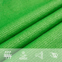 Vela Parasole 160 g/m² Verde Chiaro 2,5x3 m in HDPE 311287
