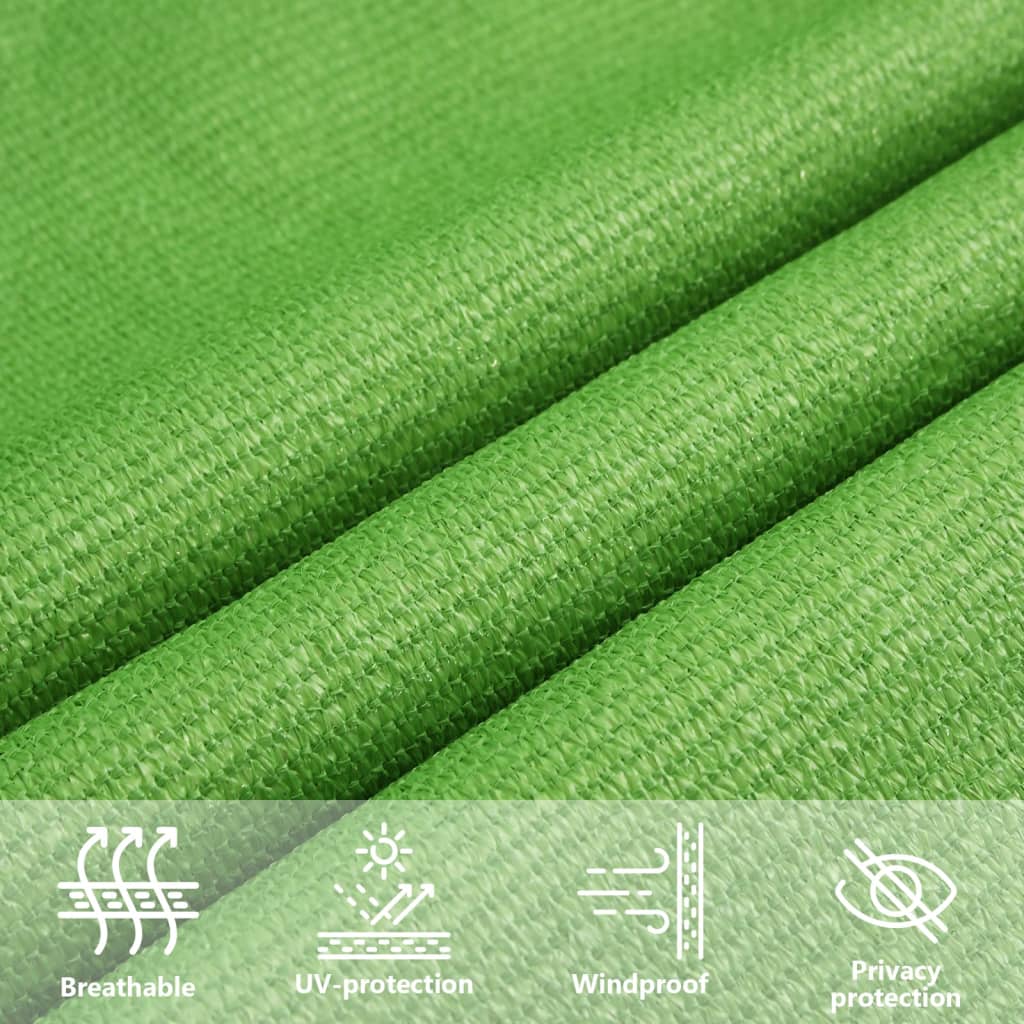 Vela Parasole 160 g/m² Verde Chiaro 2,5x4,5 m in HDPE 311290