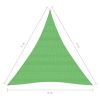 Vela in tessuto per ombrellone 160 g/m² HDPE 4 x 5 x 5 m verde chiaro 02_0009392