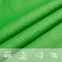 Vela Parasole 160 g/m² Trapezio Verde Chiaro 4/5x4 m in HDPE