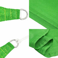 Vela Parasole 160 g/m² Trapezio Verde Chiaro 4/5x4 m in HDPE 311326