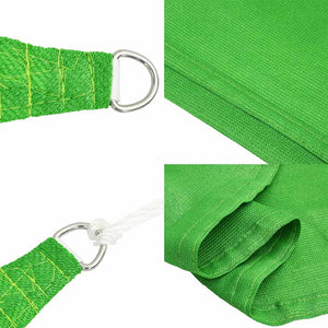 Vela Parasole 160 g/m² Trapezio Verde Chiaro 4/5x4 m in HDPE