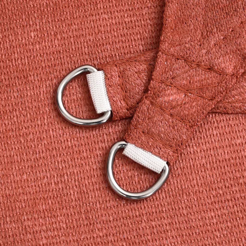 Vela Parasole 160 g/m² Quadrata Terracotta 2,5x2,5 m in HDPE