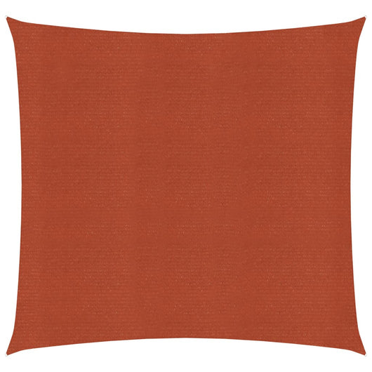 Vela ombreggiante 160 g/m² terracotta 4 x 4 m HDPE 02_0009351