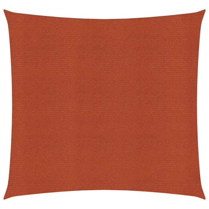 Vela ombreggiante 160 g/m² terracotta 4 x 4 m HDPE 02_0009351