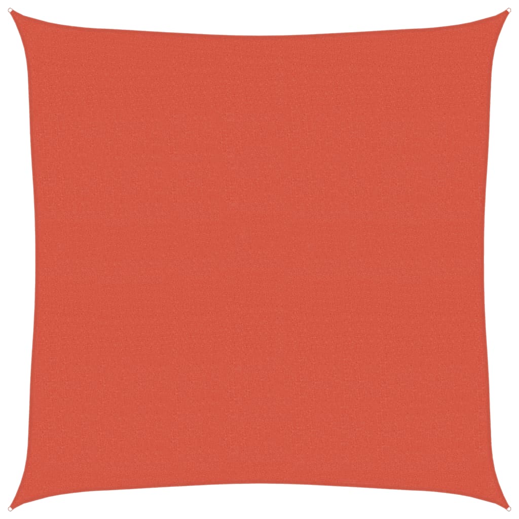 Vela Parasole 160 g/m² Terracotta 4x4 m in HDPE