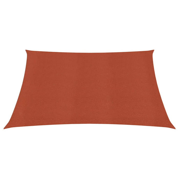 Vela ombreggiante 160 g/m² terracotta 4 x 4 m HDPE 02_0009351